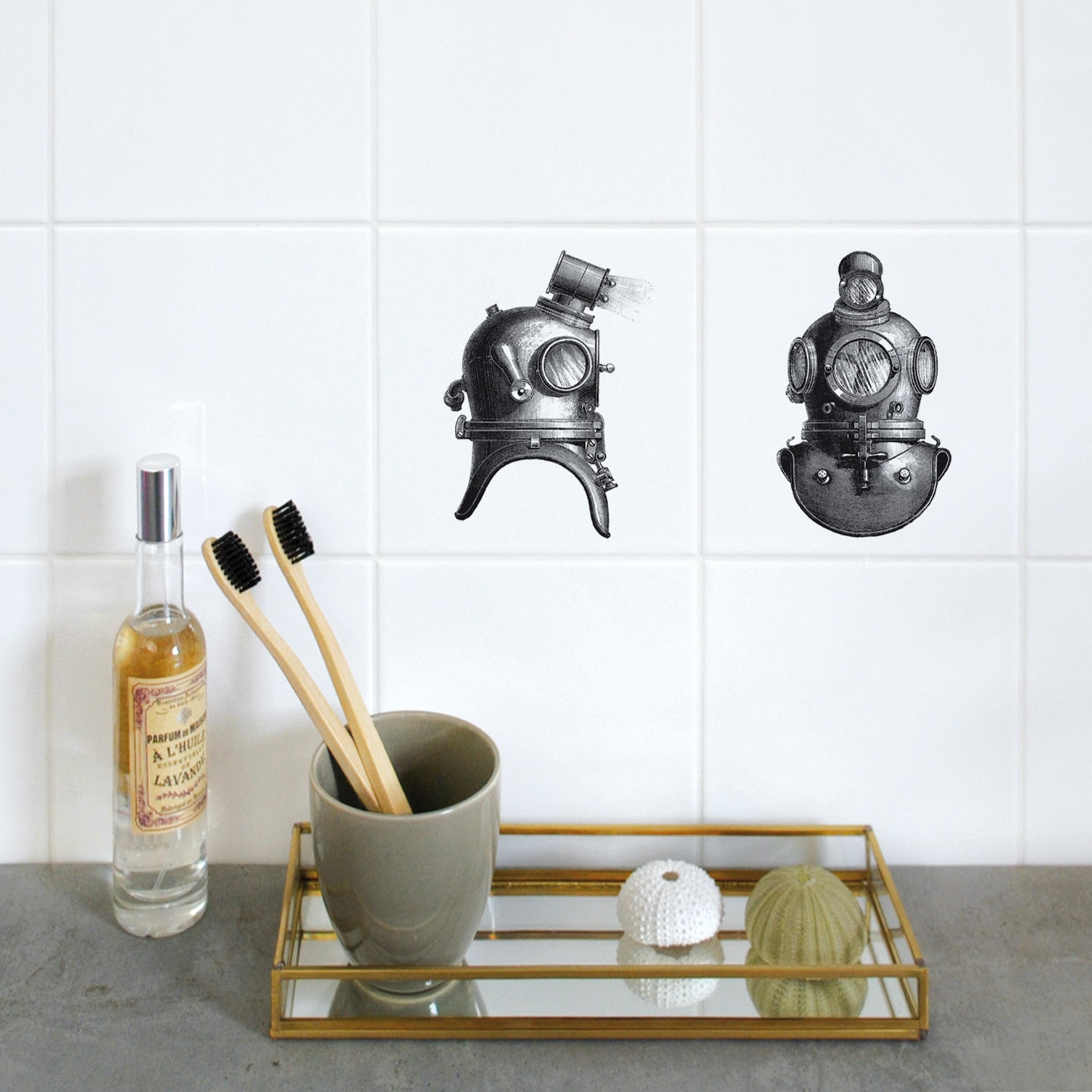 Removeable Wall Tile Motifs - HomeStreetHome.ie