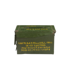 Army Tool Box Small Closed Lid View Original Box 