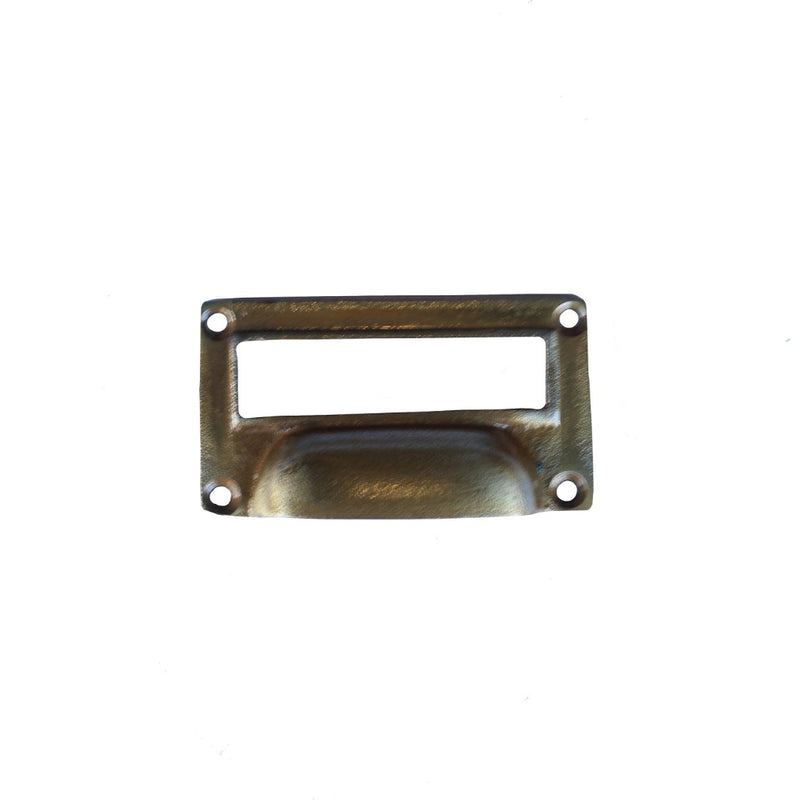Brass Label Pull Handle