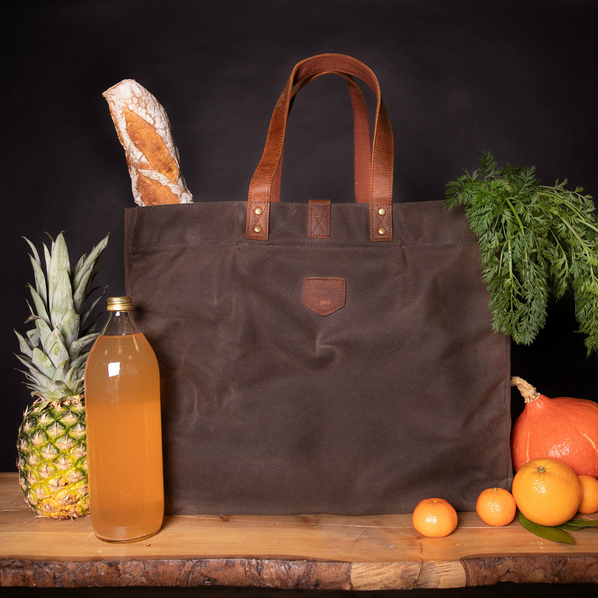 Tote Canvas Bag Large waxed canvas bag – - Main Image