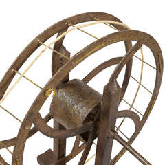 Charkha Spinning Wheel Top of turning wheel