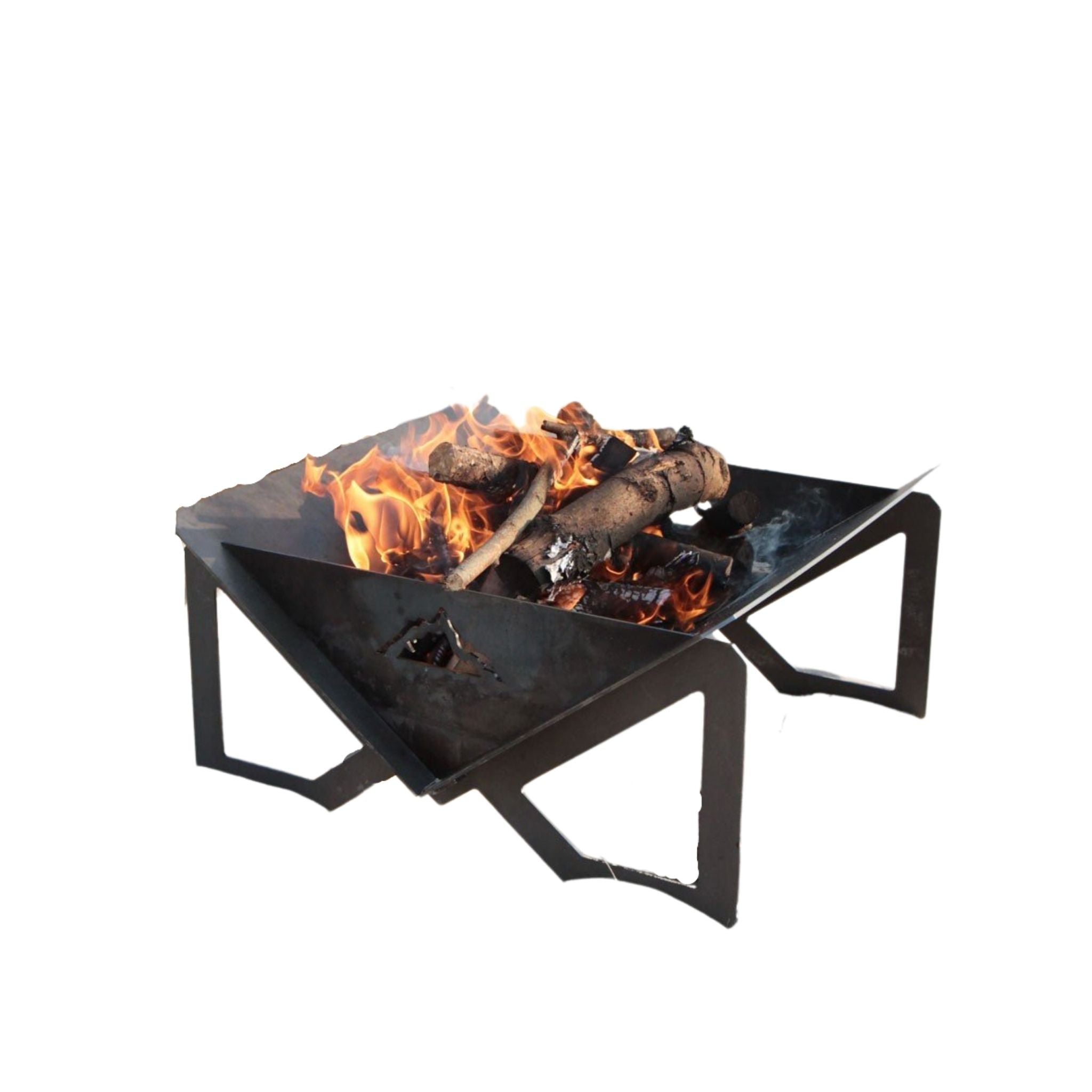 Firepit Brasero Side view of product