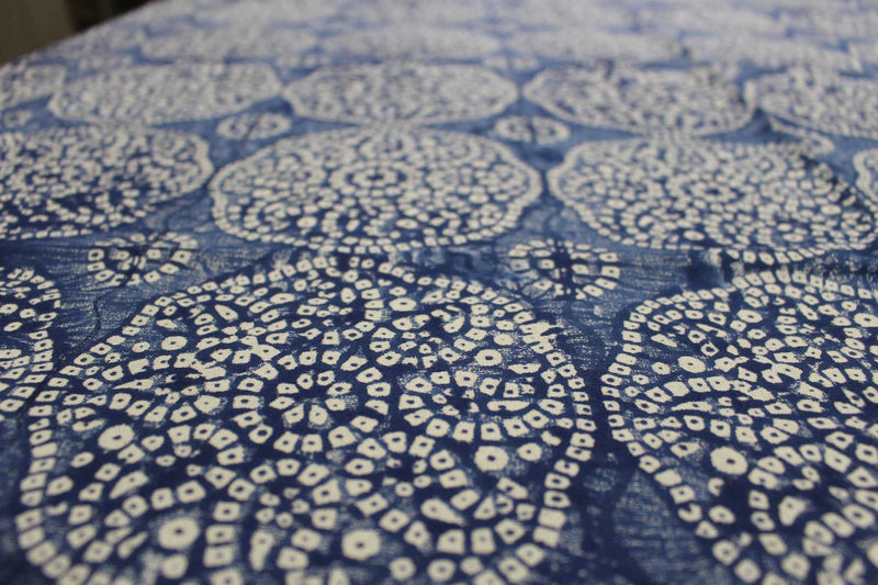 100 % Cotton Block Print Tablecloths using natural materials exclusive to HomeStreetHome.ie