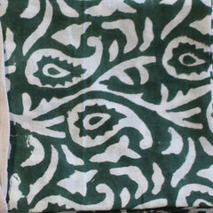 Napkin Set of 6 Green closed up pattern