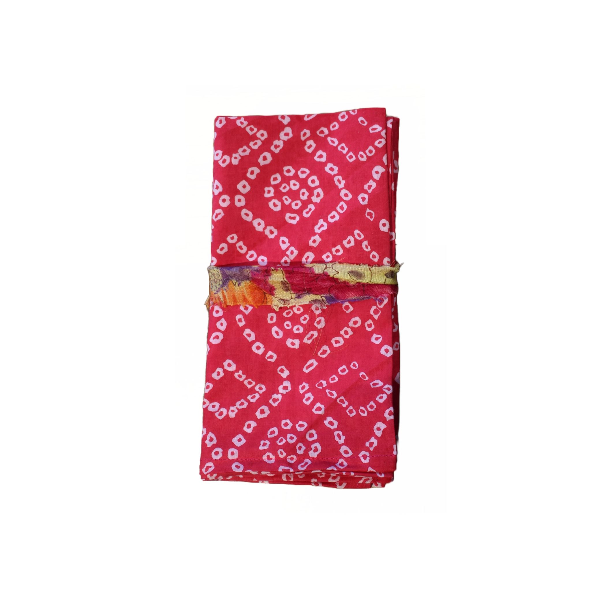 Napkin Set of 6 Red straight view 