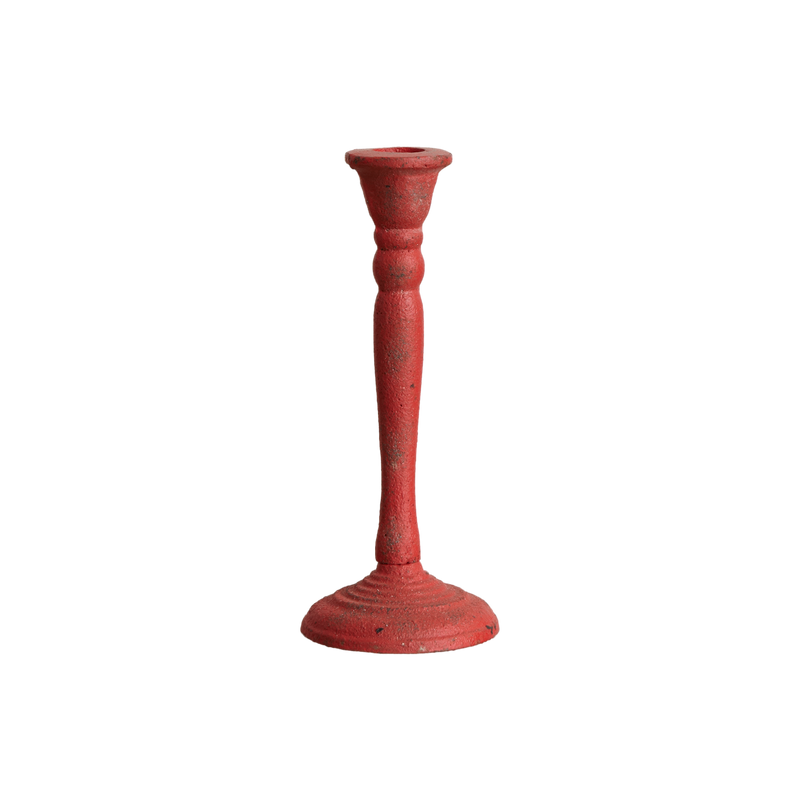 Nero Cast Iron Candle Stick Holder - HomeStreetHome.ie