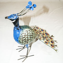 Garden Metal Art Peacock
