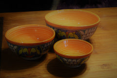 Peacock Orange Ceramic Bowl - HomeStreetHome.ie