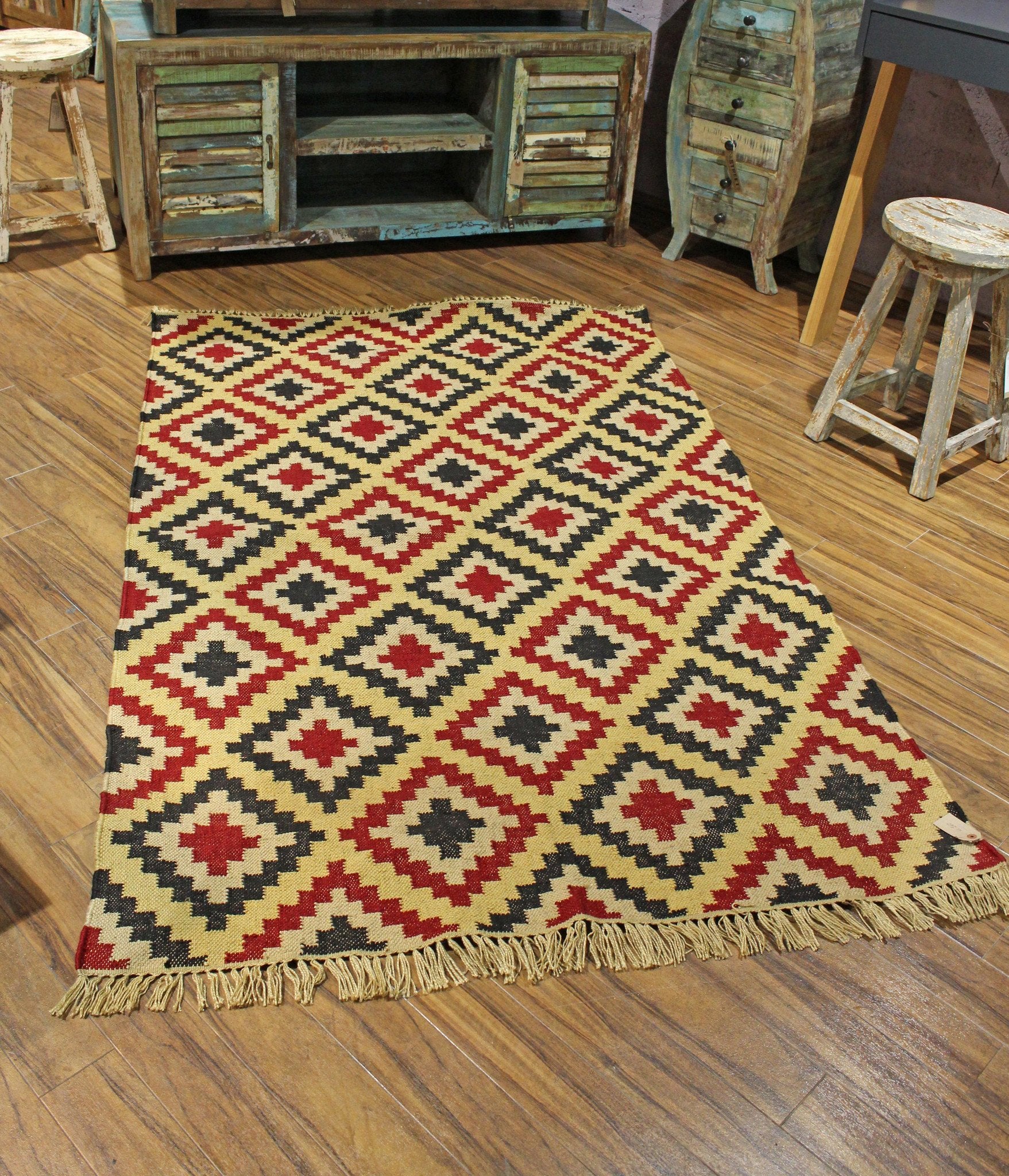 Non Stain Multi Coloured PET Rug - HomeStreetHome.ie