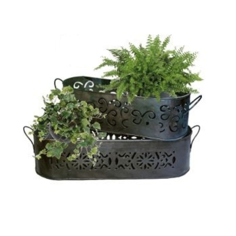 Planter Oval Medium two together