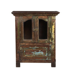 Pond Glass Cabinet front view of doors and close bottom door 