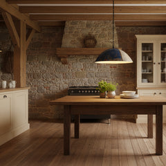 Funky & Quirky Handmade Light Blue and White in a rustic kitchen
