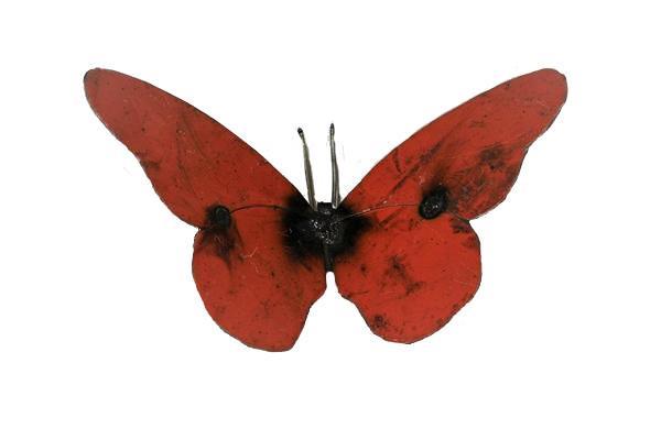 Medium Recycled Metal Butterfly - HomeStreetHome.ie