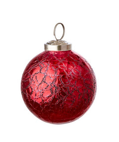Christmas Glass Baubles - HomeStreetHome.ie