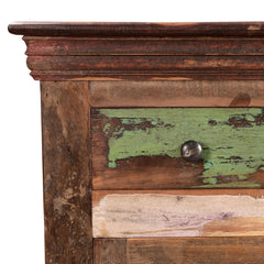 Sand Dresser Sideboard close up of patina