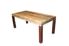 Silver Sand Table Reclaimed Wood - HomeStreetHome.ie