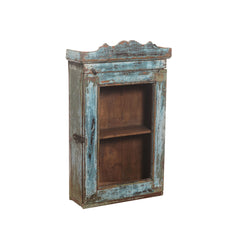 One Shelf Wall Glass Cabinet side view