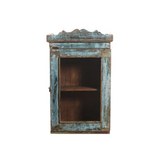One Shelf Wall Glass Cabinet front view