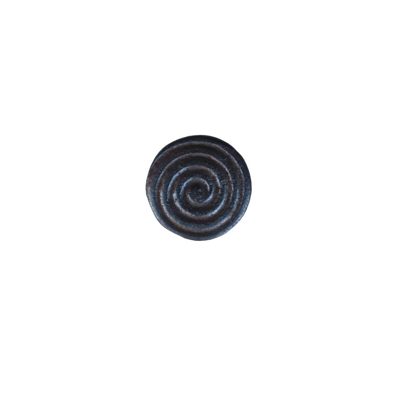 Spiral Metal Knob Front Straight view 