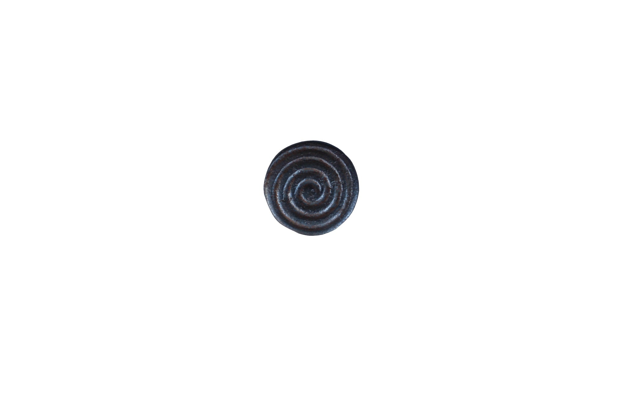 Spiral Metal Knob Front Straight view 