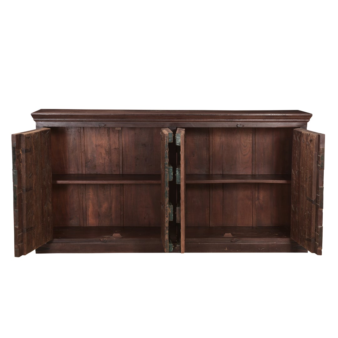 Viking Sideboard With two doors open 