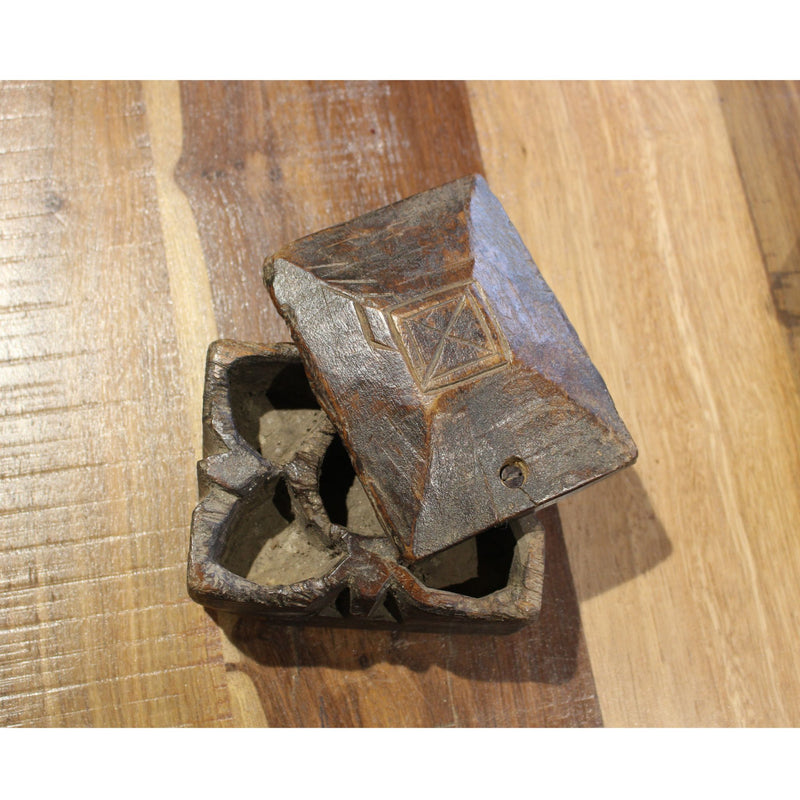 Vintage Masala Box Medium With Open Lid