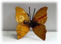 Small Recycled Metal Butterfly - HomeStreetHome.ie