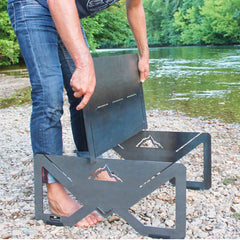 Fire Pit Brasero how to put together outdoors 