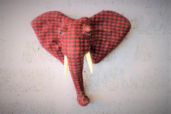 Elephant Head Paper Mache - HomeStreetHome.ie