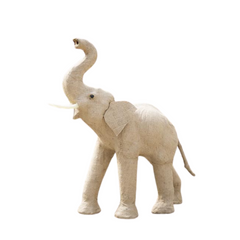 Elephant Paper Mache Made with recycled paper and jute at HomeStreetHome